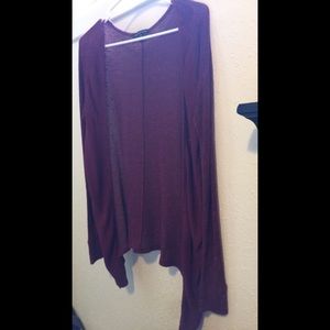 Off the shoulder cardigan